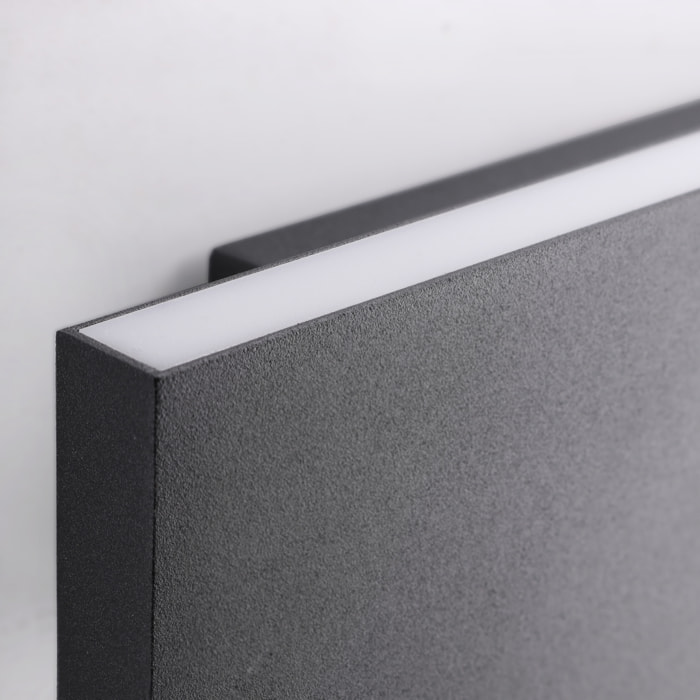 Forlight Aplique Ip20 Thin Led 6,4W 3000K Negro 215Lm