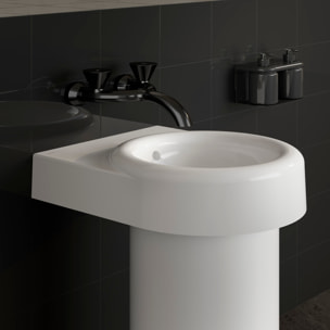 Lavabo VITRA Liquid 40 cm sans trou et avec trop-plein