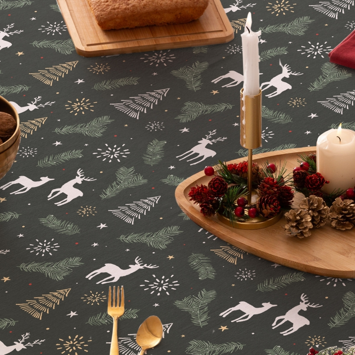 Mantel antimanchas SANTA FOREST