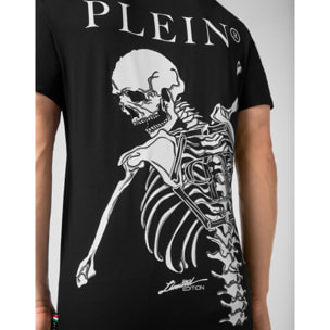 PHILIPP PLEIN T-Shirt Round Neck SKELETON