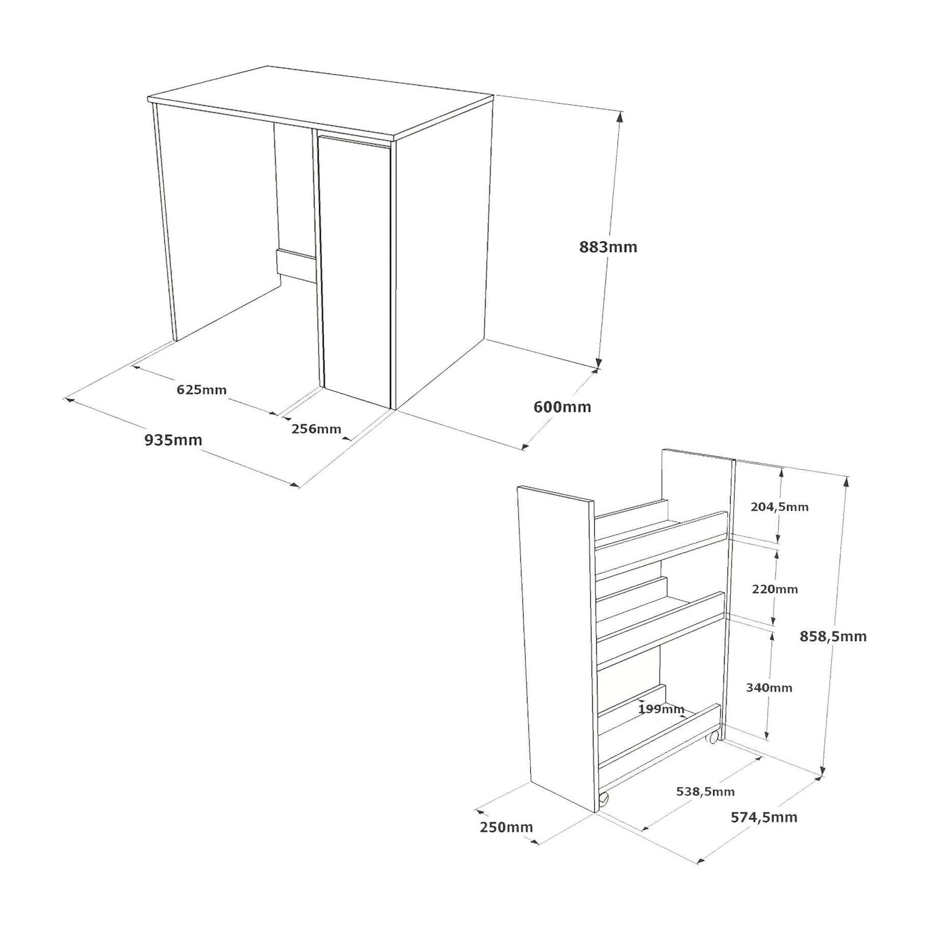 Armadio multiuso grande Dpolengh, Mobile multifunzionale, Mobiletto scarpiera, Guardaroba porta scarpe, 94x60h88 cm, Noce e Bianco