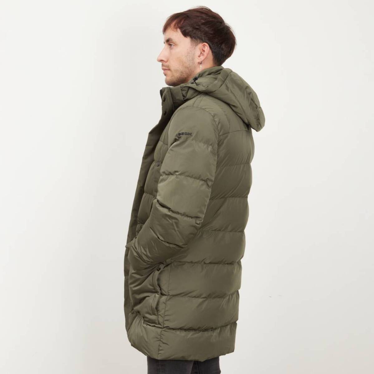 Abrigos Hombre de la marca GEOX  modelo M HILSTONE PARKA VERDE