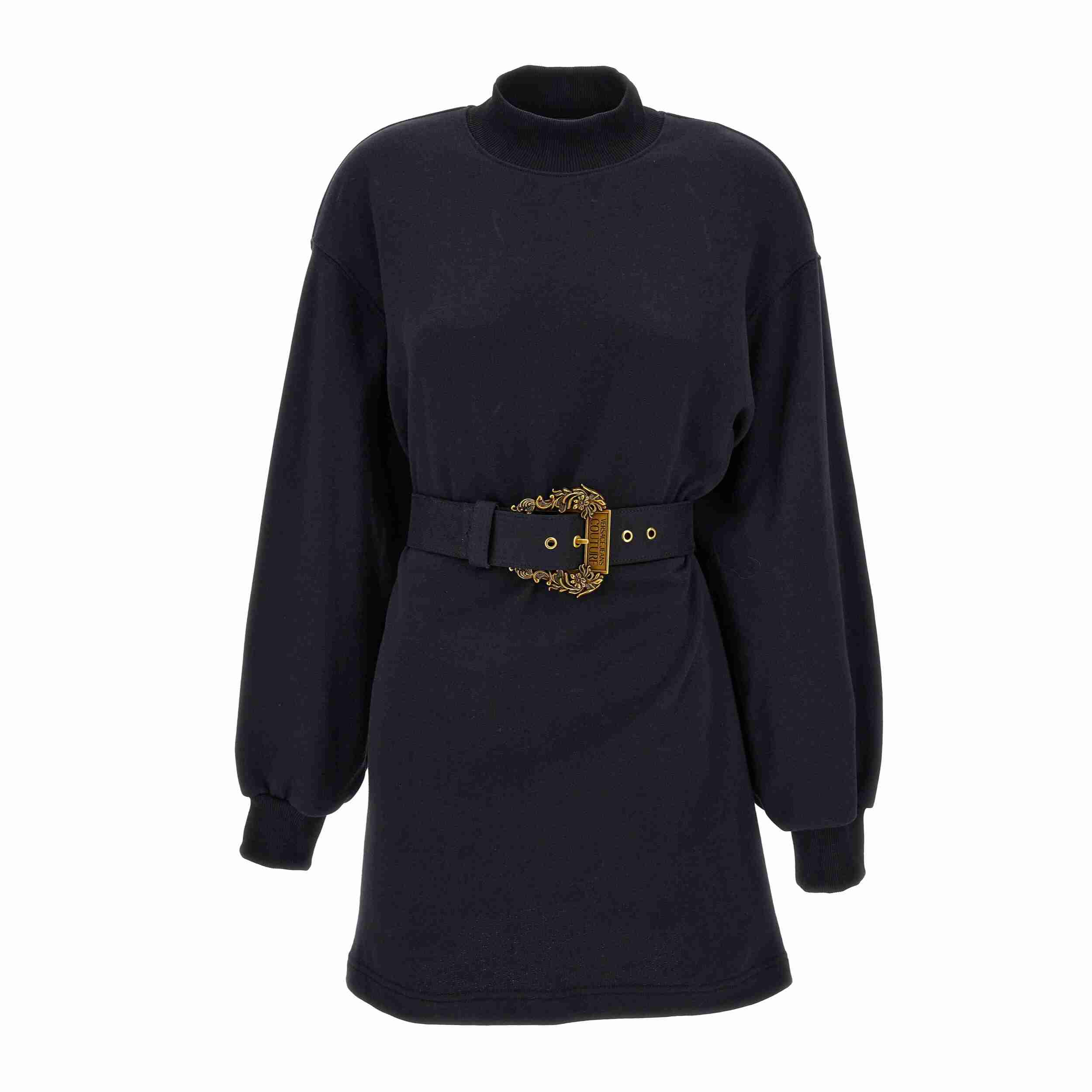 Versace Jeans Couture Abito mini a maniche lunghe con cintura Versace Jeans Couture.