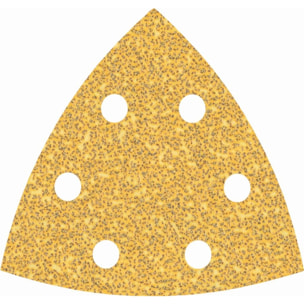 Feuille abrasive BOSCH EXPERT DELTA C470 - Grain 180 - 93 mm 5 pièces - 2608900828