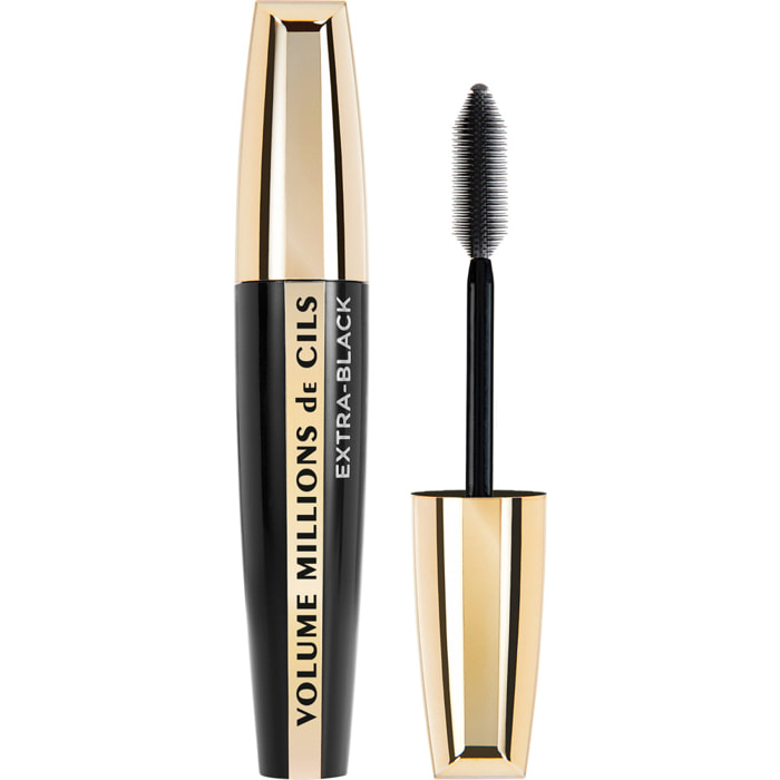 L'Oréal Paris Mascara Volume Millions de Cils Extra Black 10.7ml