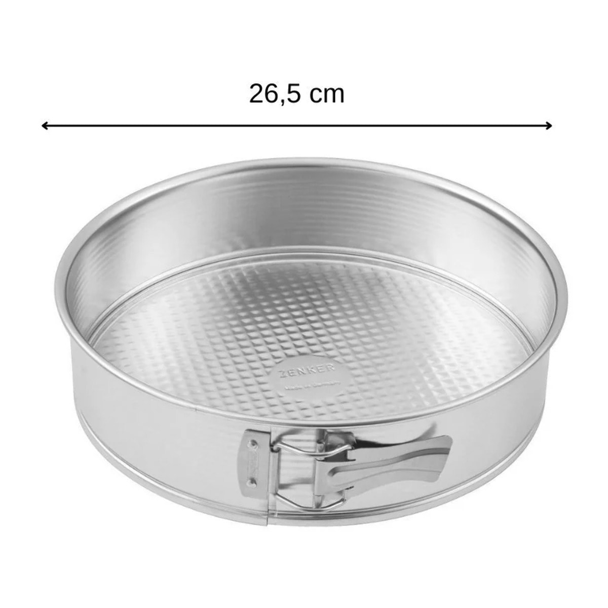 Set comprenant 1 Moule à manqué charnière, 1 spatule Zenker et 2 bols à mixer en inox Fackelmann
