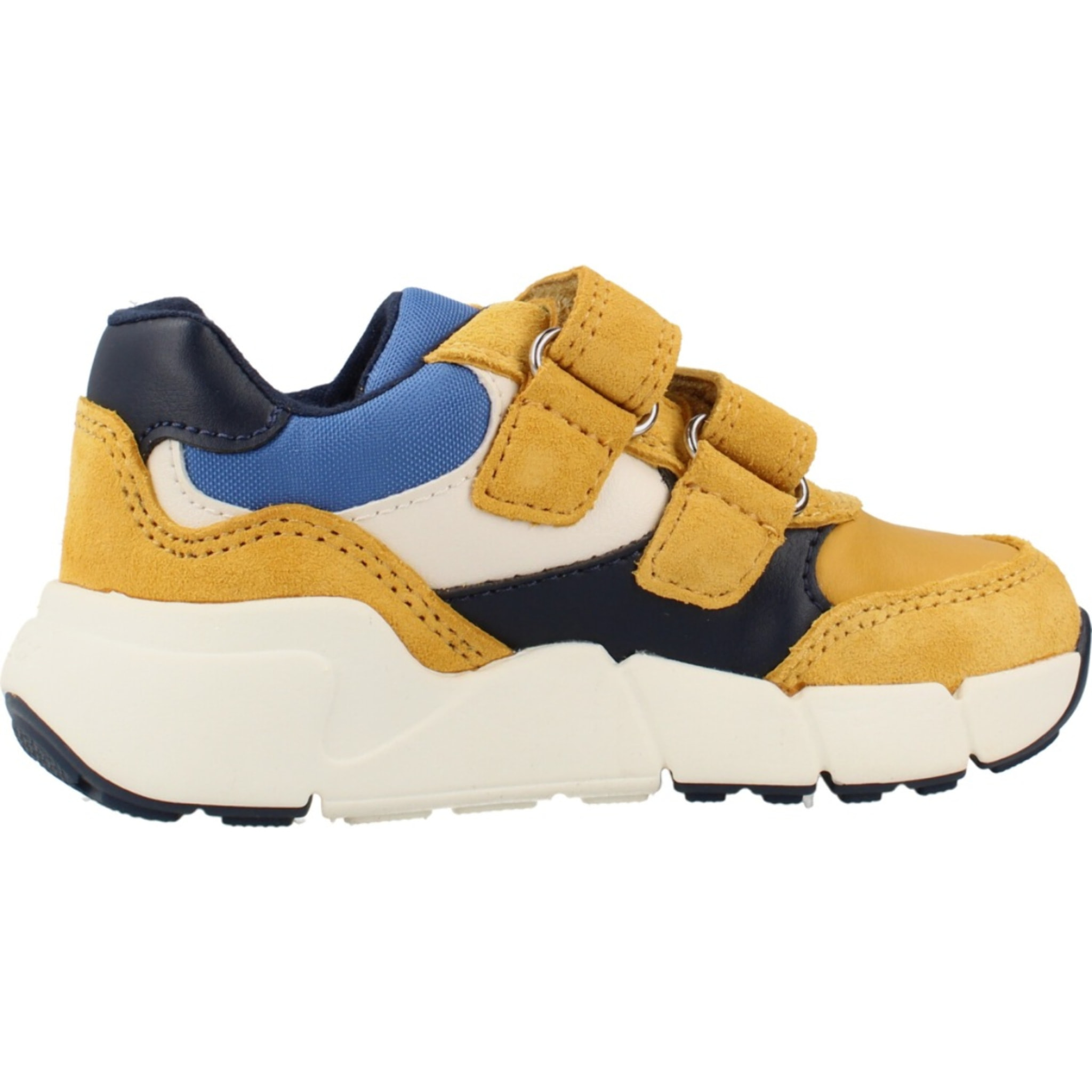 Zapatillas Niño de la marca GEOX  modelo B FLEXYPER MINI BOY AMARILLO