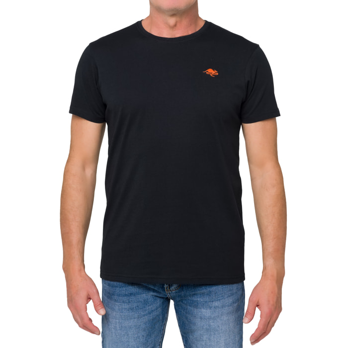 Camiseta de algodón 180 gr Hot Buttered Mistral negro