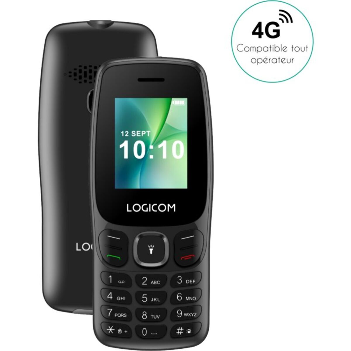 Téléphone portable LOGICOM Posh 405 Noir
