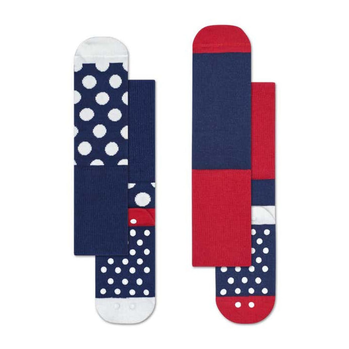 Calcetines 2-pack kids big dot anti-slip