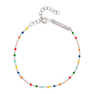 Bracciali Dot Colors Enamel in Argento