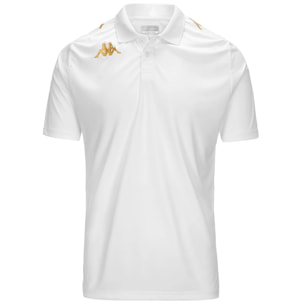 Kappa - Polos Hombre Blanco - Kappa4Football Ghiolo