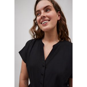 Abito chemisier midi nero