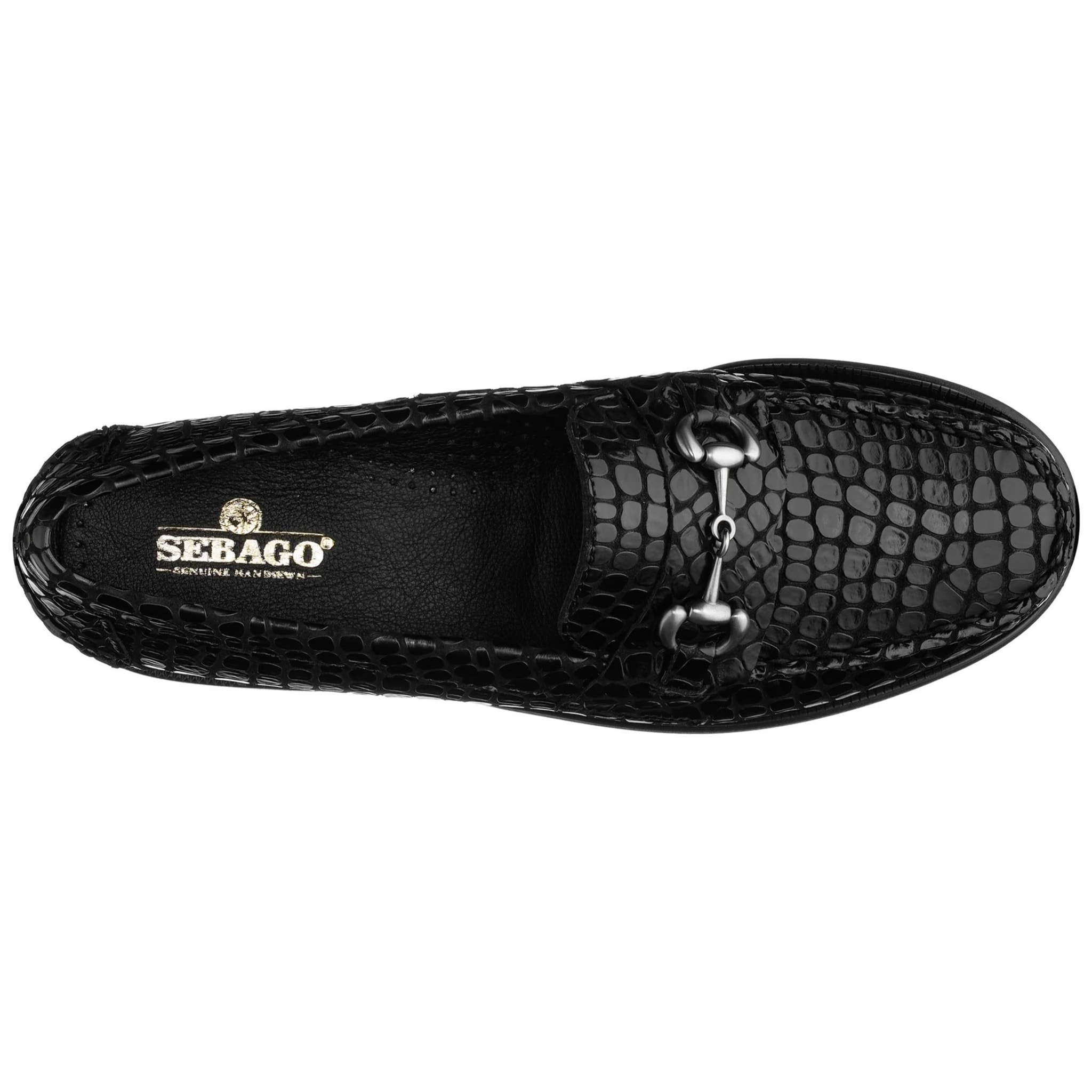 Moc Sebago Uomo Nero JOE CROCO