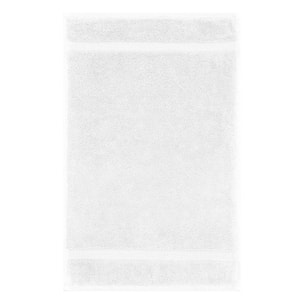 Serviette invites pur coton 550 g/m² uni blanc Elea blanc