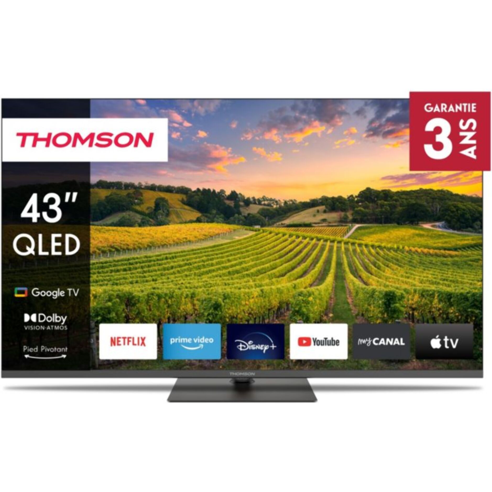 TV QLED THOMSON 43QG5C14 2024