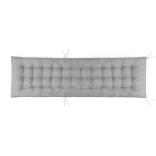 Coussins universels gris pour bain de soleil - lot de 2