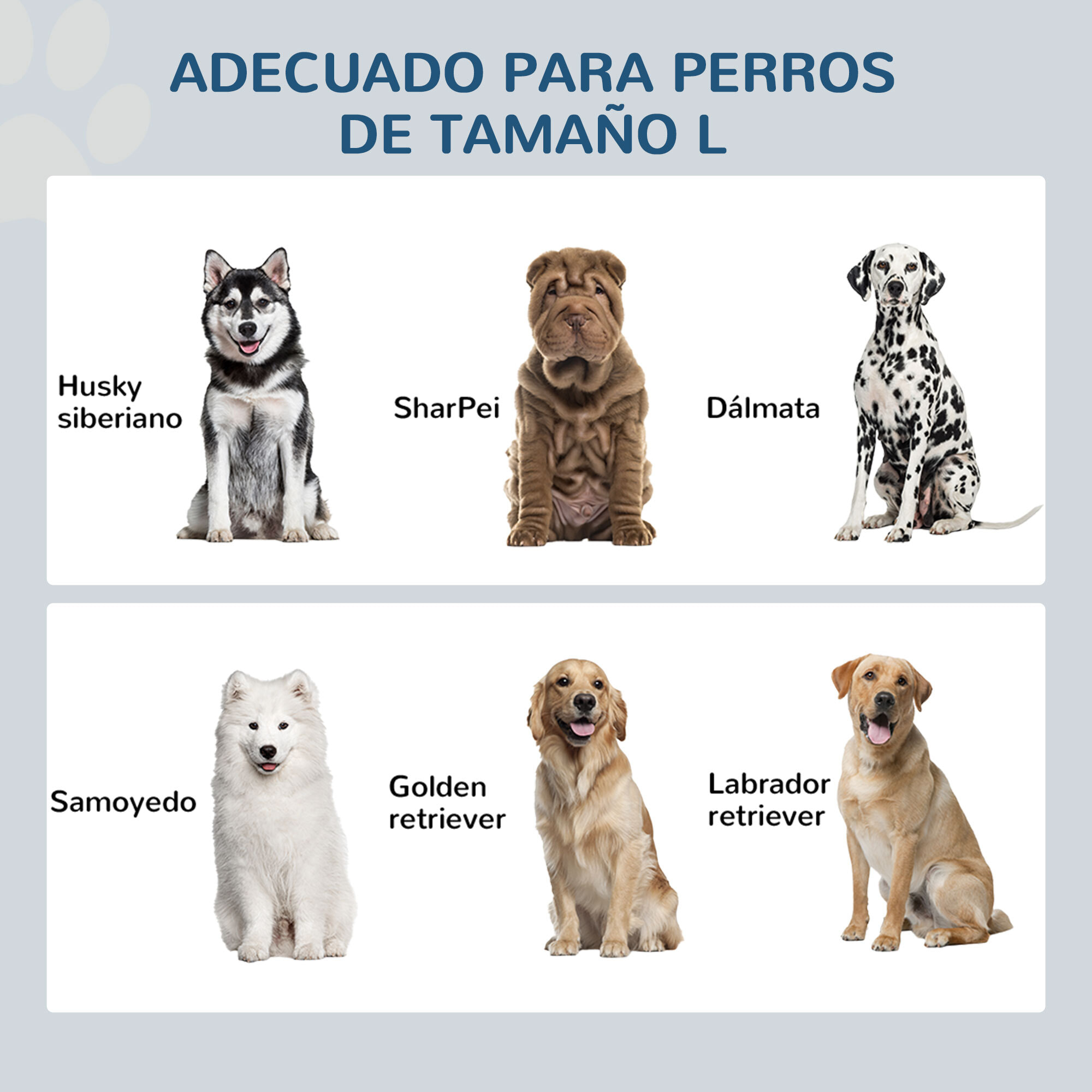 Comedero Elevado para Perros Grandes Cuencos para Perros con 2 Tazones 2000ml de Acero Inoxidable y Cajón Oculto Soporte de Madera para Mascotas 60x30x36 cm Gris y Blanco