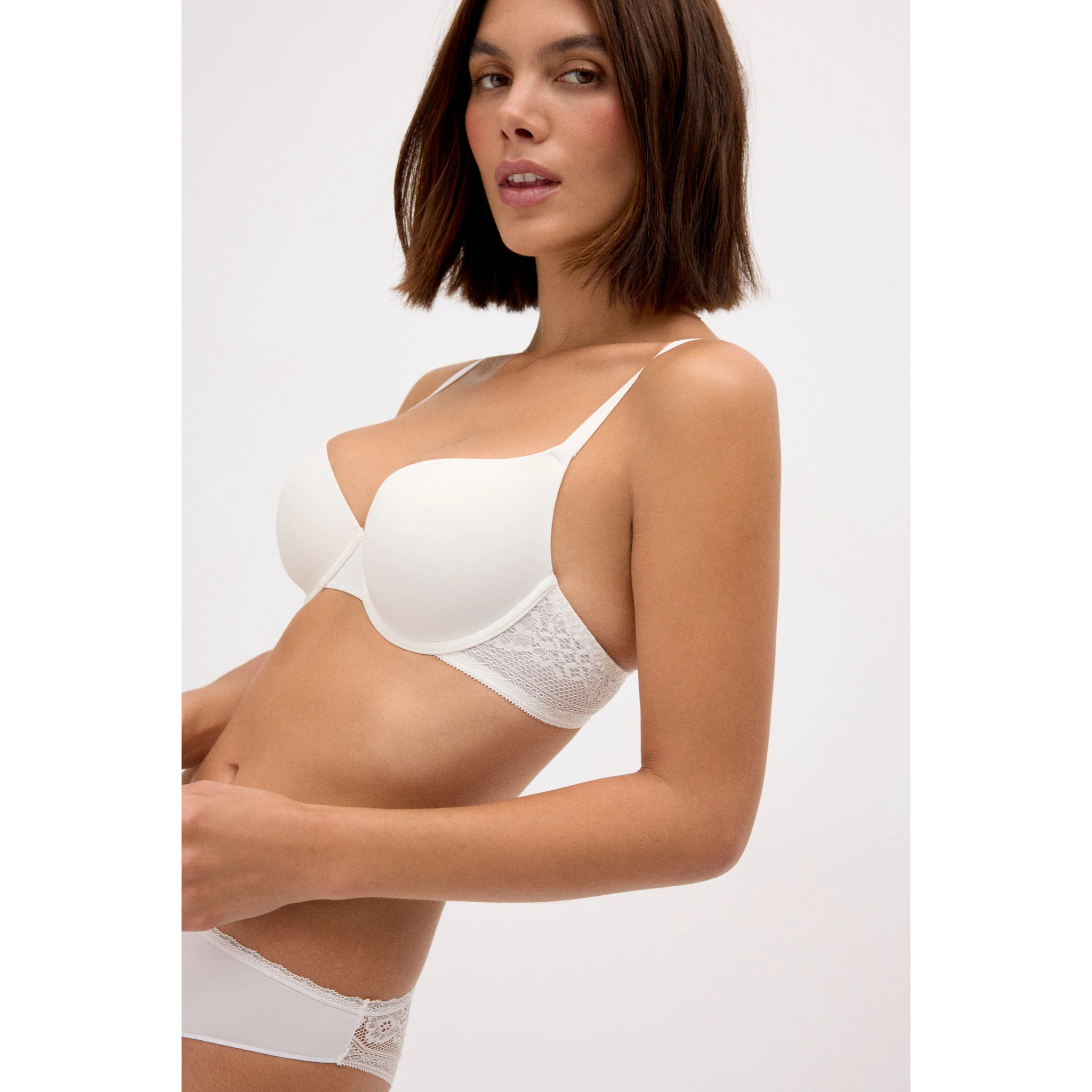Reggiseno con ferretto e imbottitura Beige