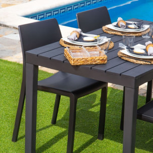 Mesa de exterior Ohana Antracita