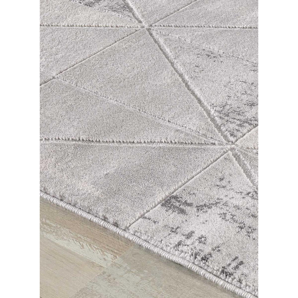 Tapis salon et chambre tissé motif géométrique VOBA