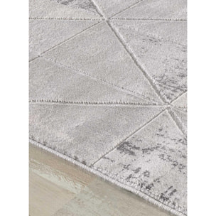 Tapis salon et chambre tissé motif géométrique VOBA