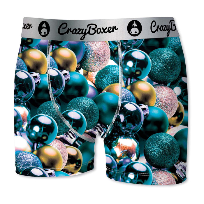 Calzoncillos craxy boxer adornos azul para niño