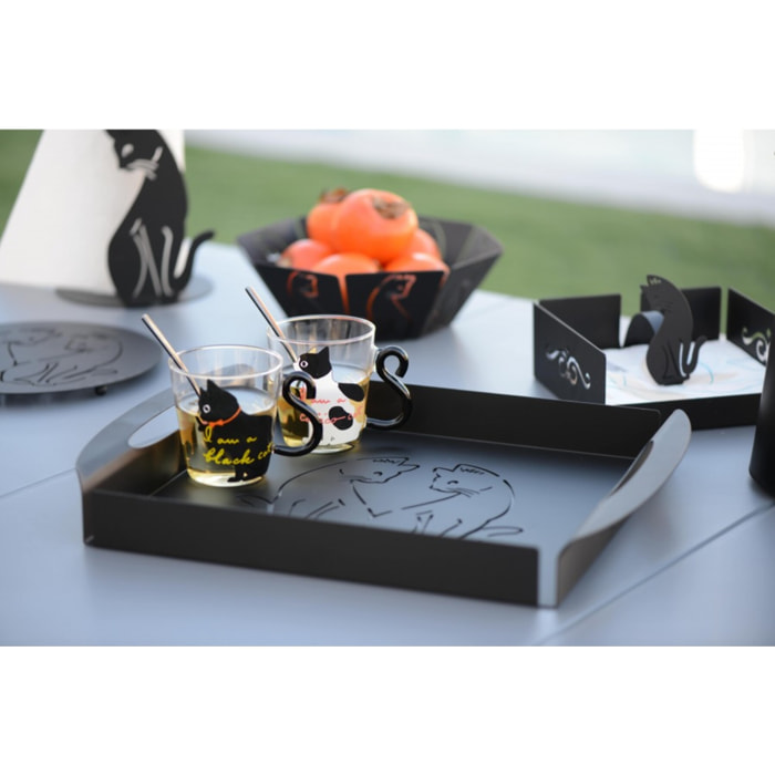 Tasses 300 ml décor chat - lot de 2