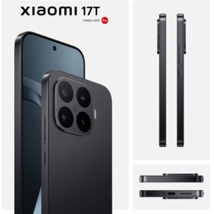 Smartphone XIAOMI 17T concu avec Leica 5G 256Go Noir