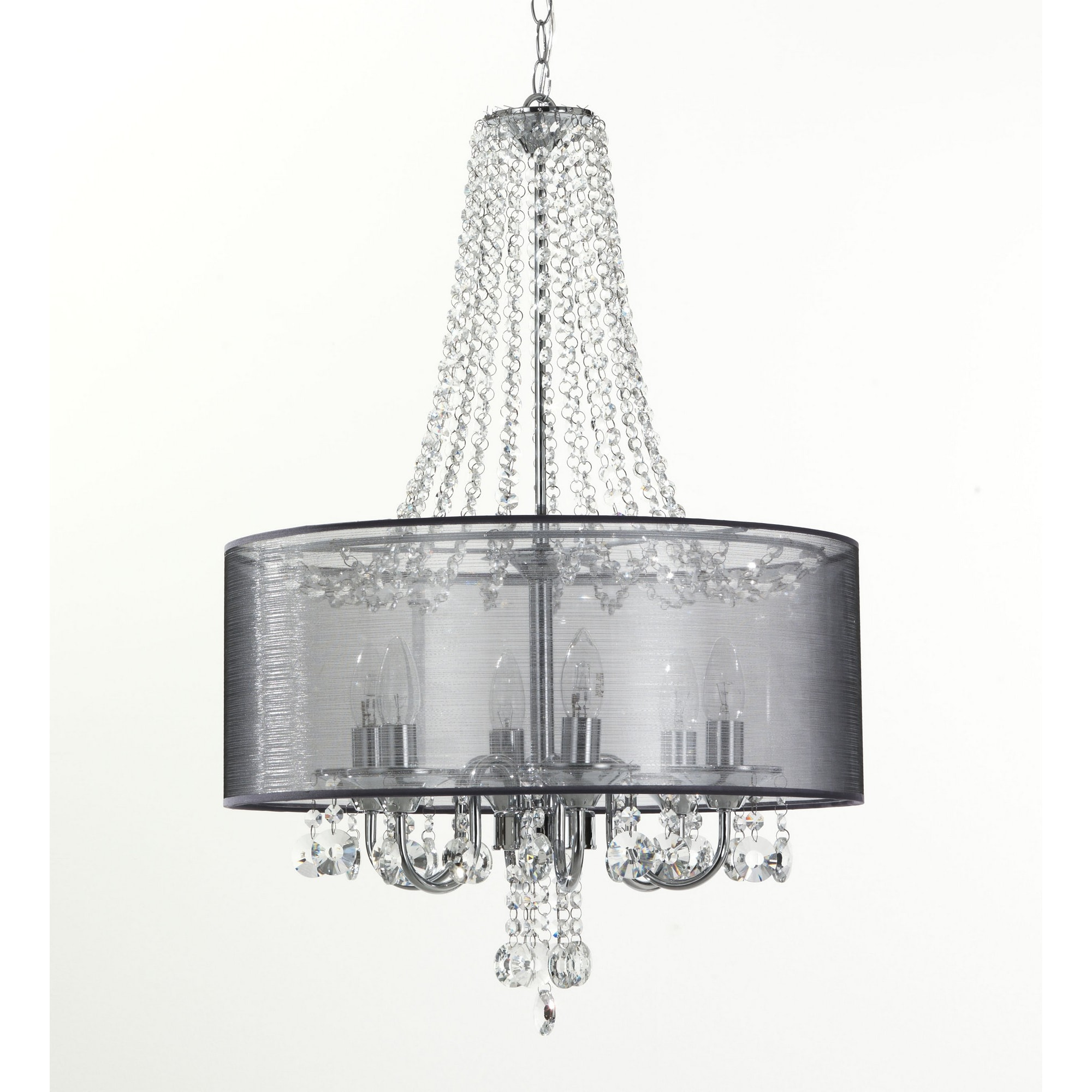 Tomasucci Lustre 6 lumières JEWEL SILVER RING Multicolore