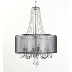 Tomasucci Lustre 6 lumières JEWEL SILVER RING Multicolore