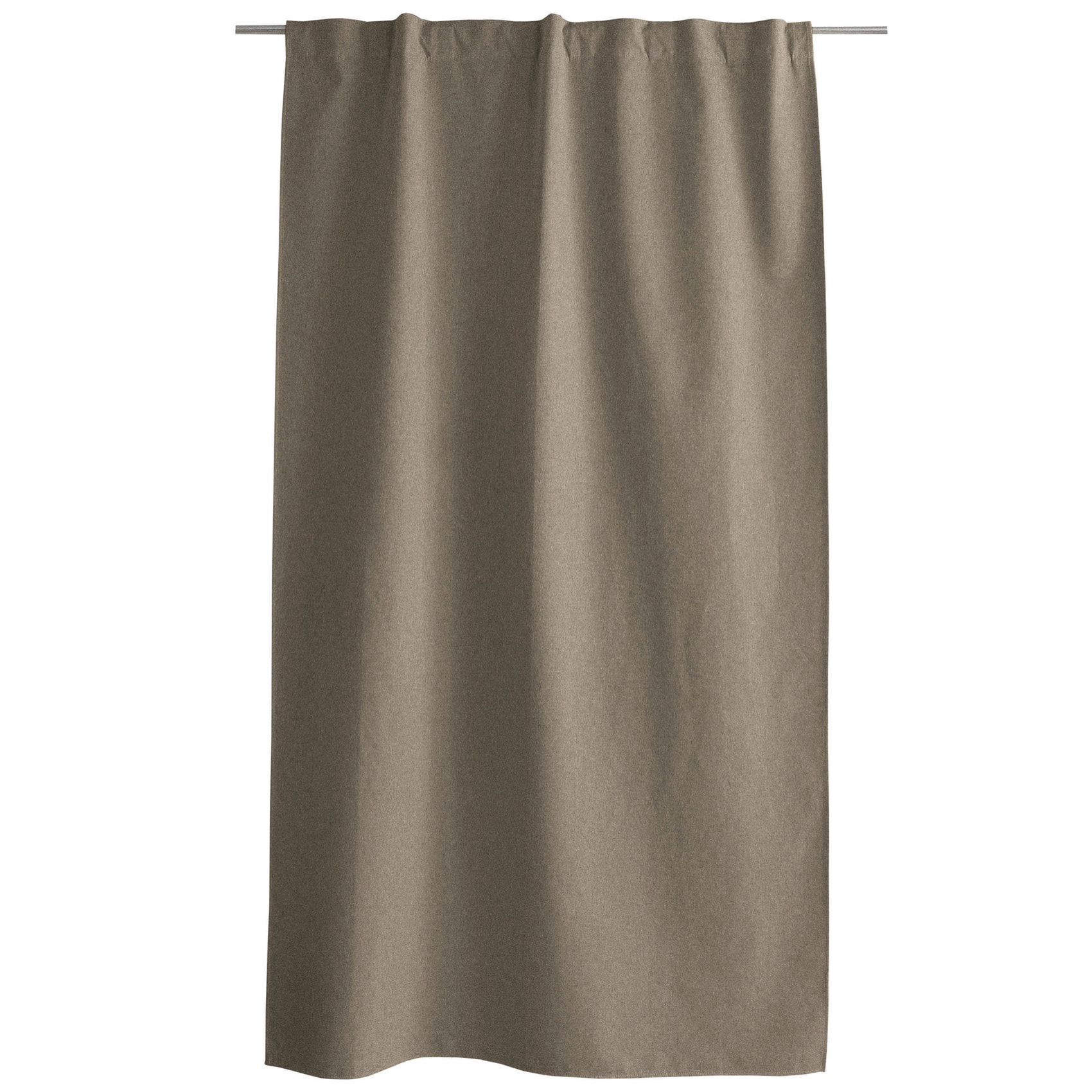 Rideau occultant aspect chambray - Taupe