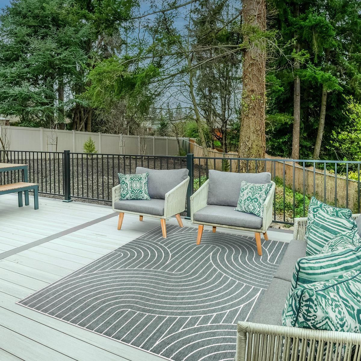 Tapis reversible pour l'extérieur et l'intérieur de votre maison