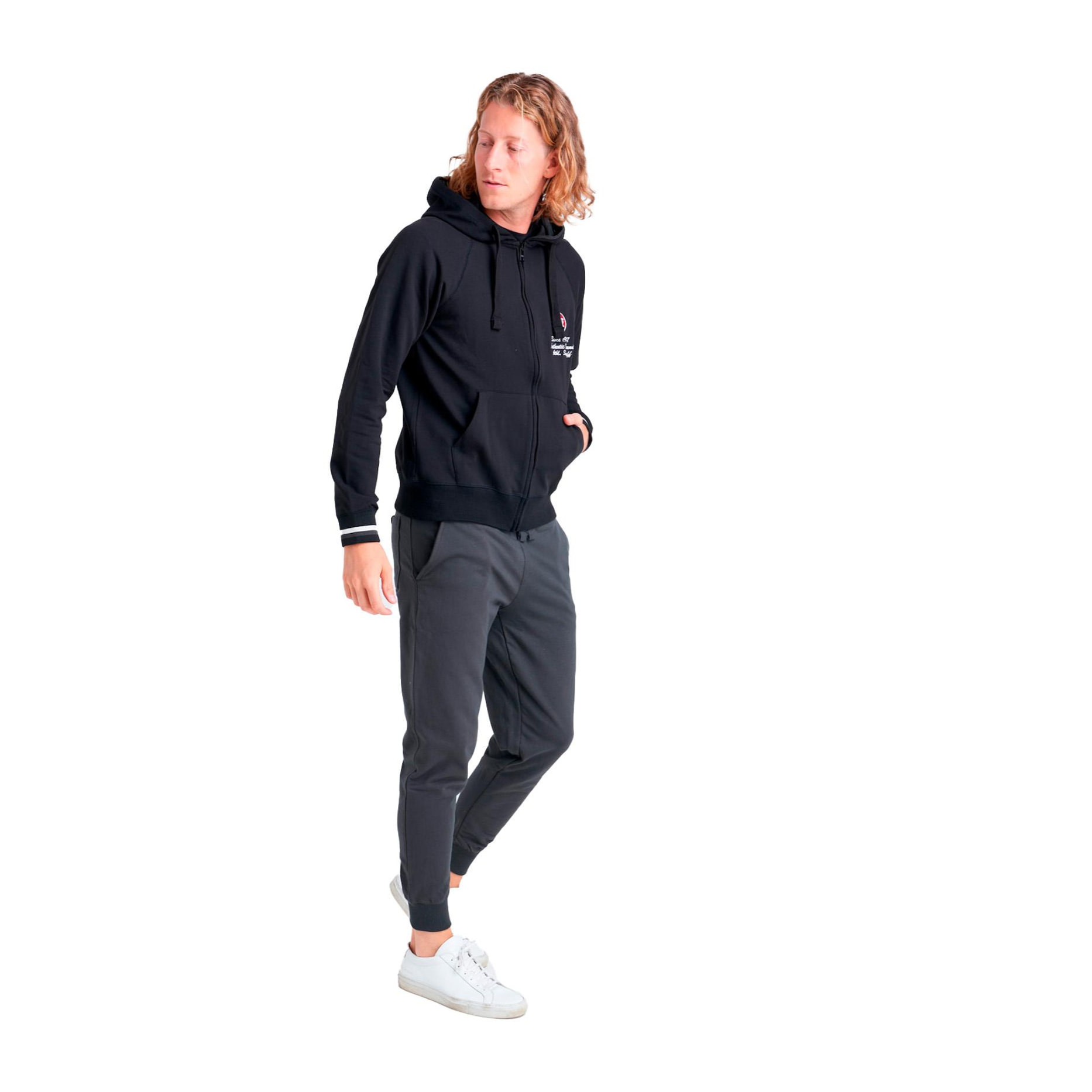 Tuta uomo con cappuccio e zip Athletic Stuff
