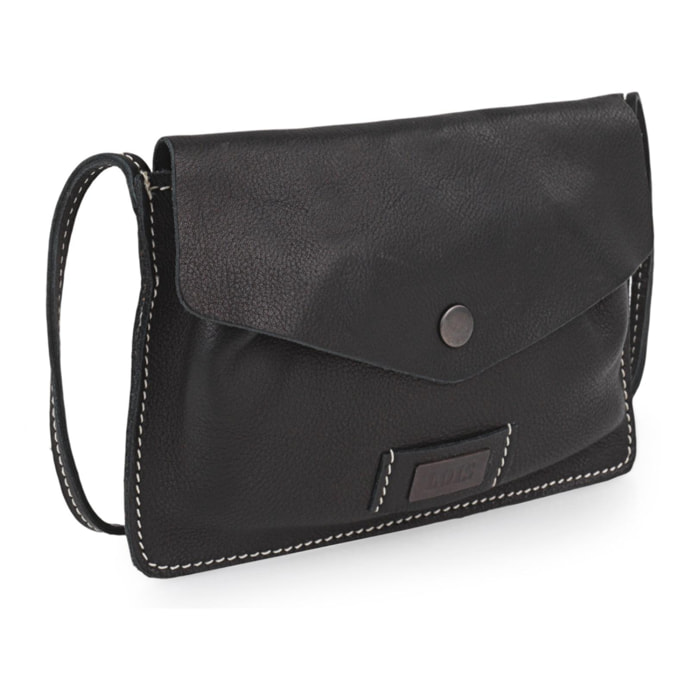 Bolso Bandolera Mujer Piel Lois Whitney Negro