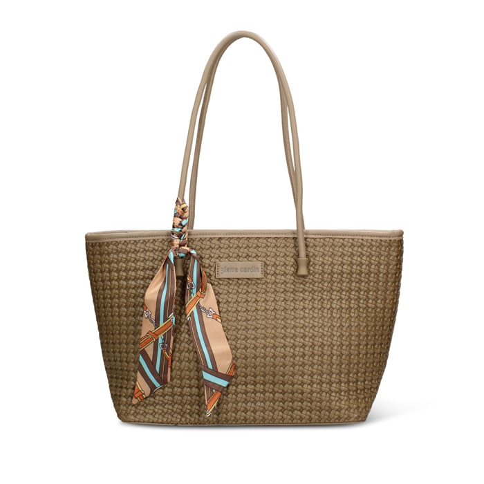 Borsa a mano donna - Modello Emberly Pro - Pelle vegana PU - 38.0 x 24.0 x 9.5 cm