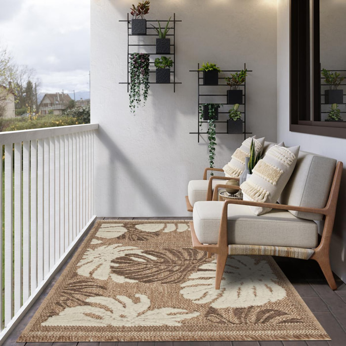 Tapis extérieur tissé kilim rectangle PAHO