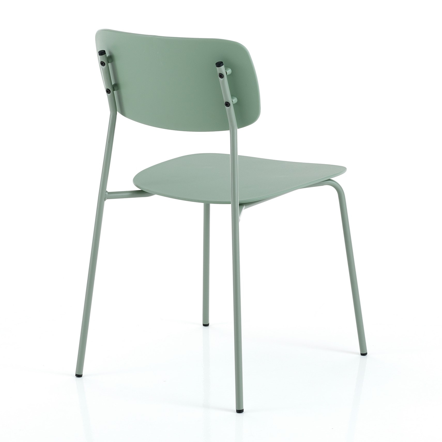 Tomasucci Lot de 4 Chaises VERTS PRIMAIRE