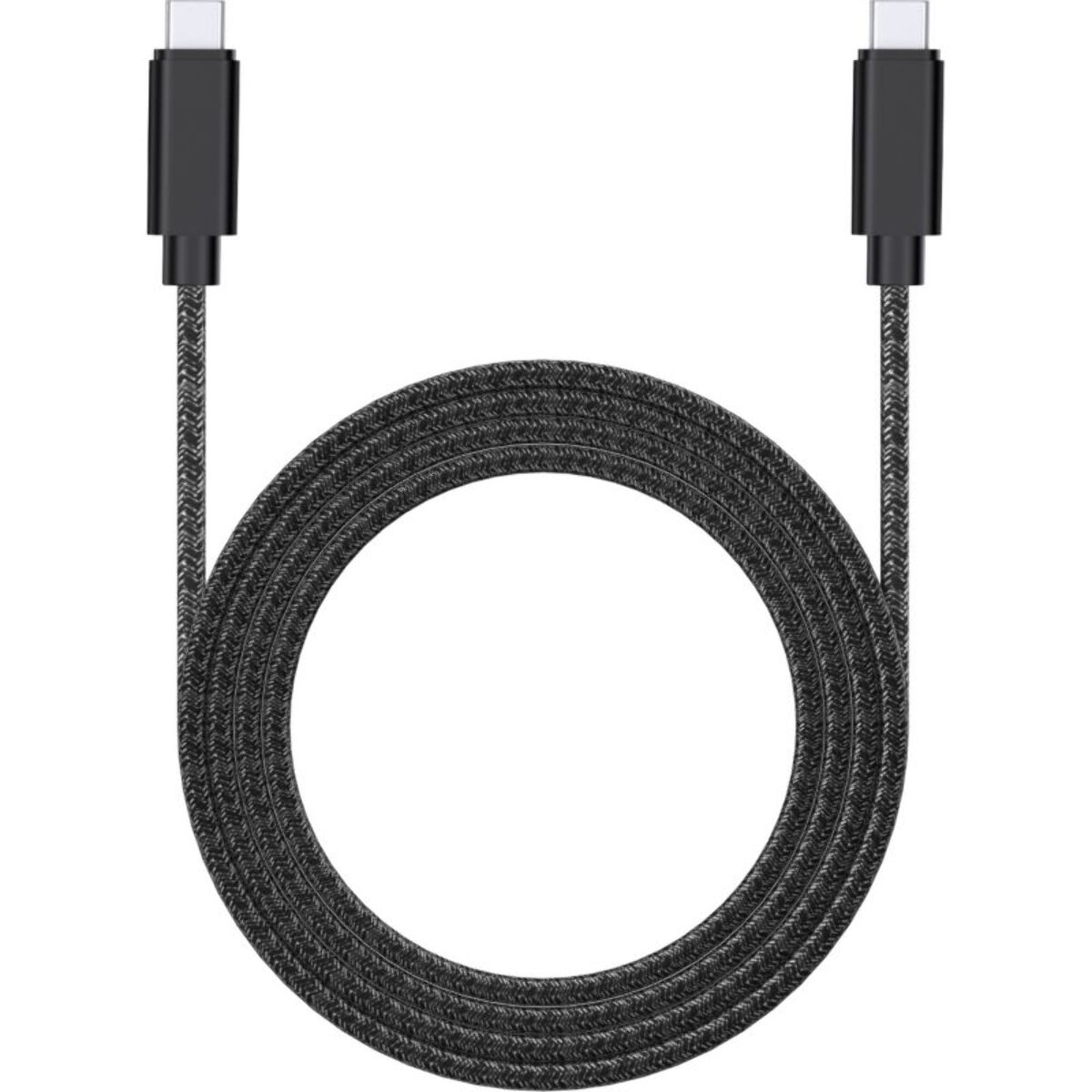 Câble USB C ADEQWAT vers USB-C 2M 100W Noir