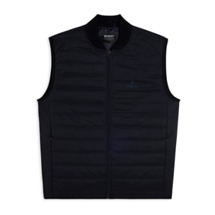 Gilet imbottito con collo alla coreana