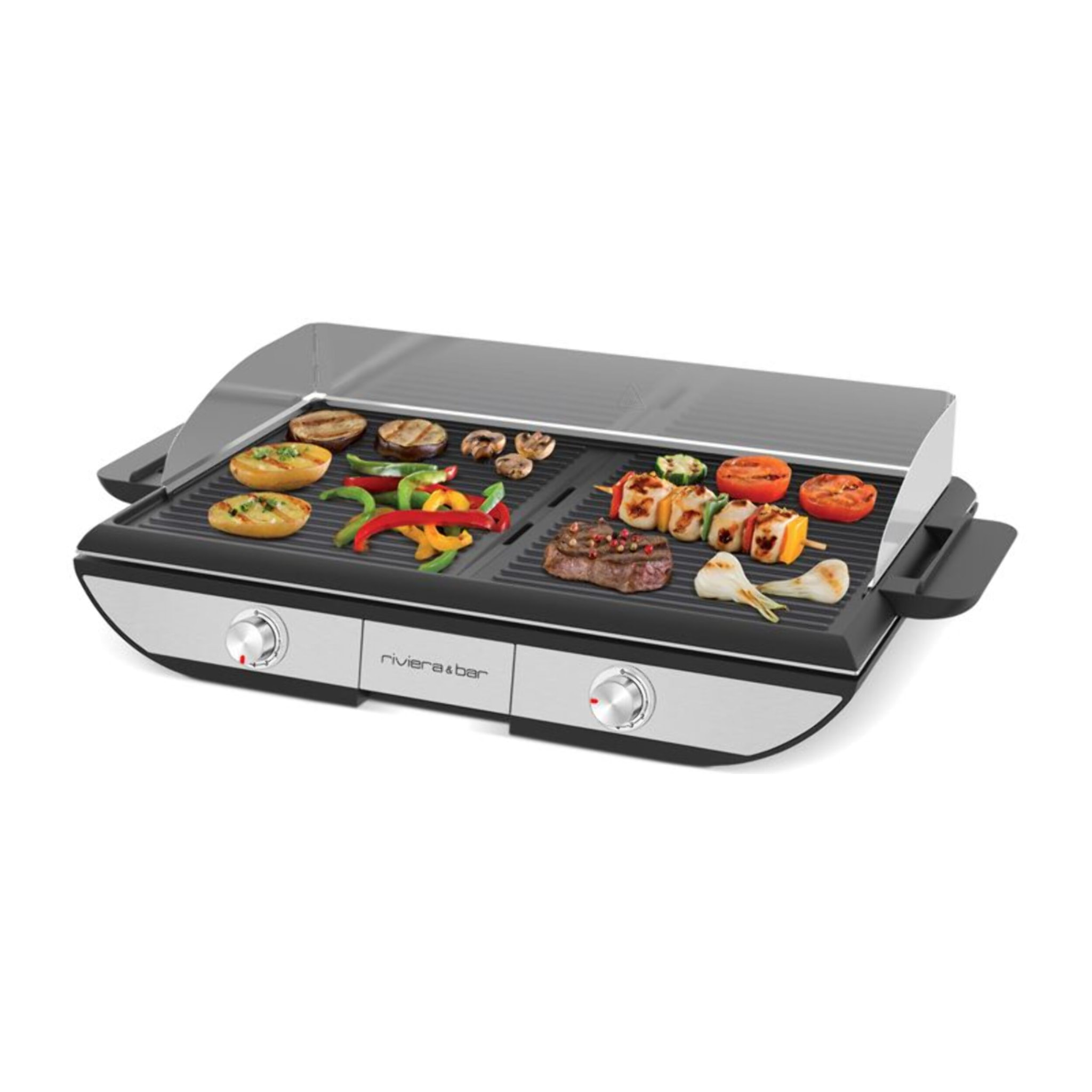 Plancha électrique RIVIERA ET BAR QPL700 grill combiné