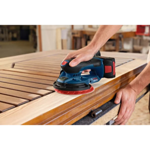 Ponceuse excentrique sans-fil GEX 18V-150-3 Professional - Livrée sans batterie et sans chargeur - BOSCH - L-BOXX -0601372903