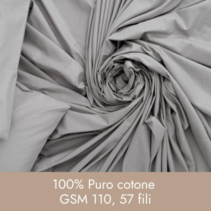 Completo lenzuola in cotone - Grigio