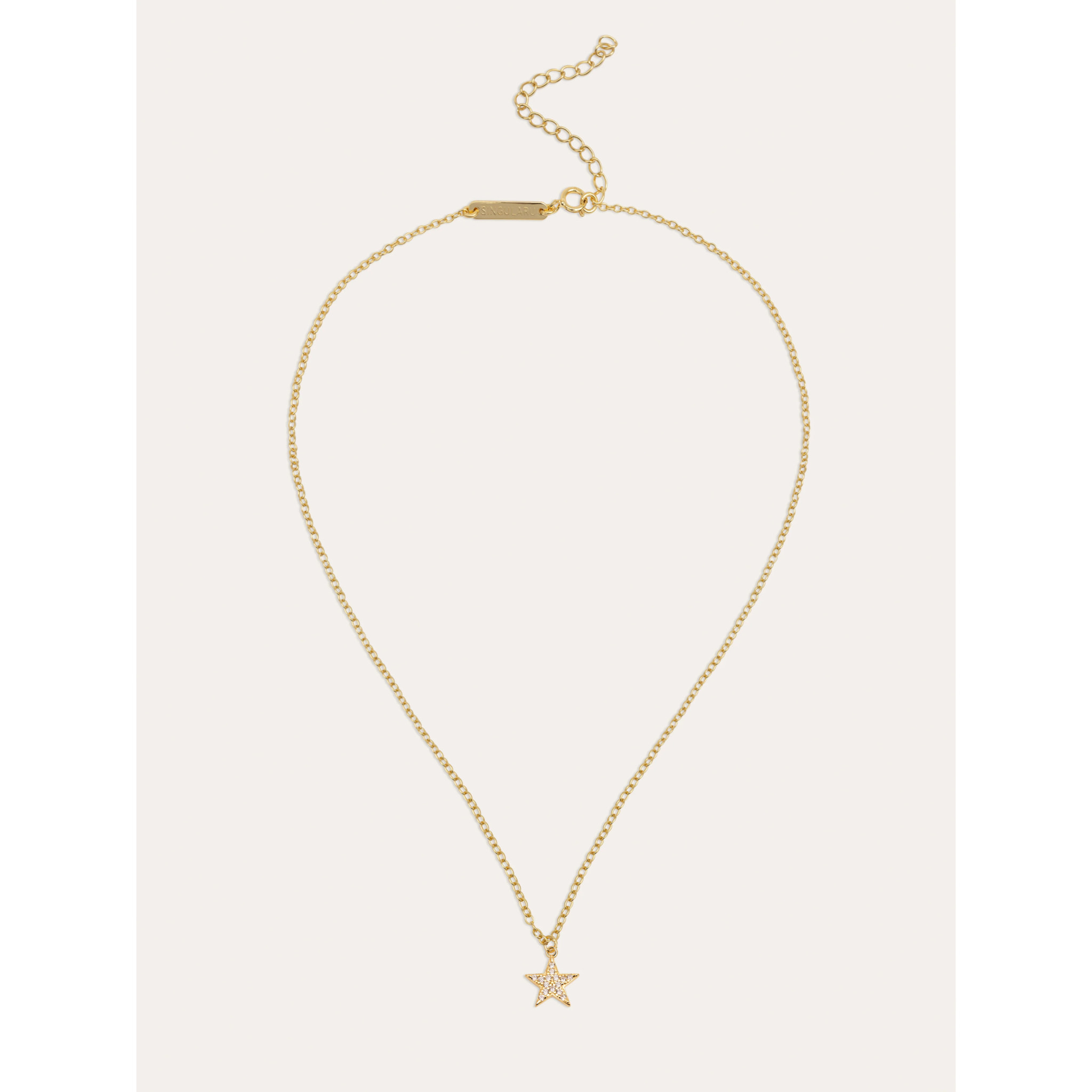 Collana Lyra Star Argento Placcato Oro