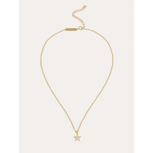 Collana Lyra Star Argento Placcato Oro