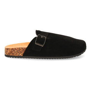 Zueco casual con hebilla ajustable para hombre