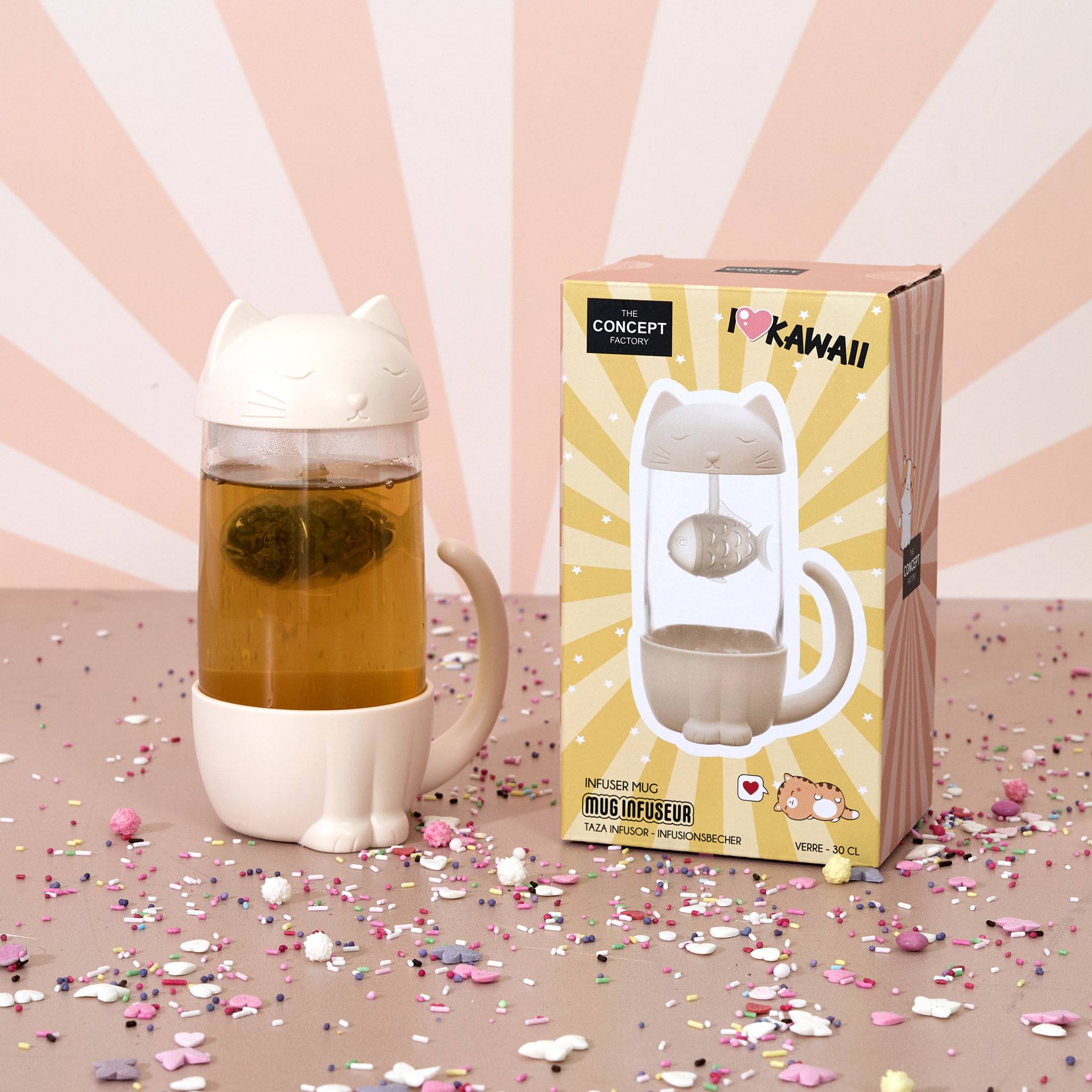 Mug Infuseur Poisson Chat 30cl