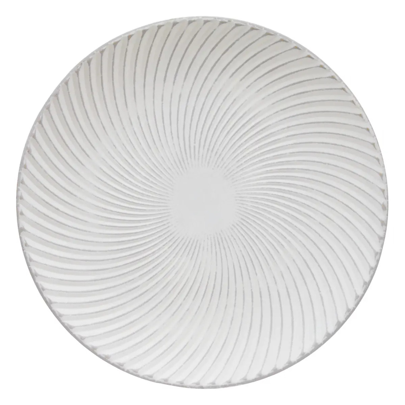 Centre de table Maia rond D.30cm blanc