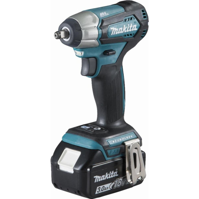 Boulonneuse à chocs 18 V Li-Ion 3 Ah 180 Nm MAKITA - 2 batteries, chargeur, coffret - DTW180RFJ