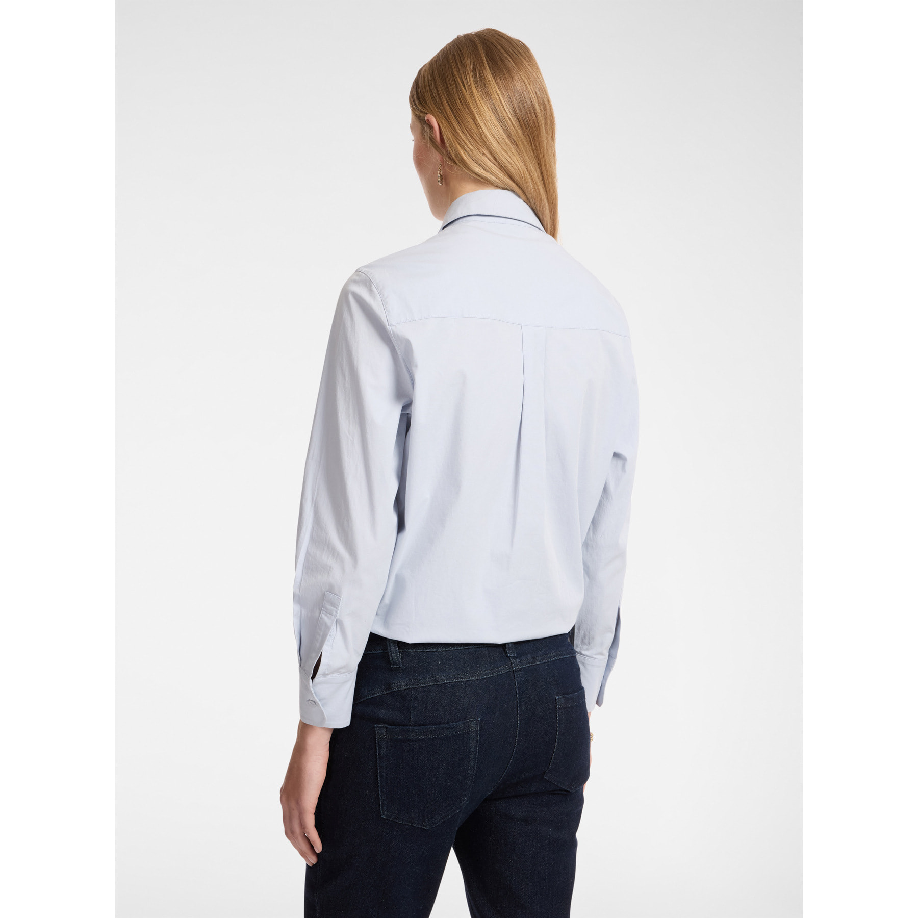 Elena Mirò - Camisa bordada a mano - Light - blue